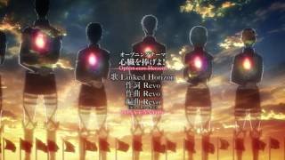 Shingeki no Kyojin Season 2 進撃の巨人 quotShinzou wo Sasageyoquot 心臓を捧げよ！ by Linked Horizon Full HD1080P [upl. by Ettenirt]