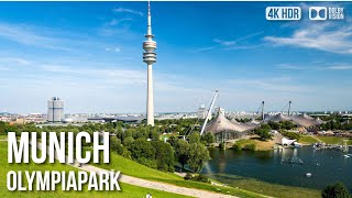 Olympiapark Munich  The 1972 Summer Olympics Park  🇩🇪 Germany 4K HDR Walking Tour [upl. by Eeliram]