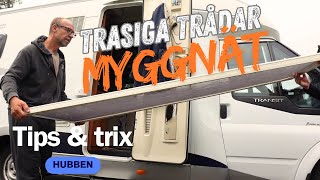 Myggnätsdörr Husbil Trasig [upl. by Barcot]