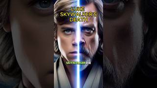 How did Luke Skywalker die ☠️ starwars shorts viral [upl. by Okiruy441]