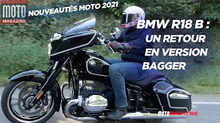 BMW R18 B  Retour du Big Boxer dans sa version Bagger [upl. by Cioffred]