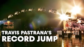 Travis Pastrana Jumps 269 Feet 82 Meters In Rally Car [upl. by Leuqcar743]