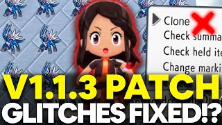 NEW V 113 Patch Notes Menu Glitch FIXED in Pokemon Brilliant Diamond and Shining Pearl [upl. by Adnawak]