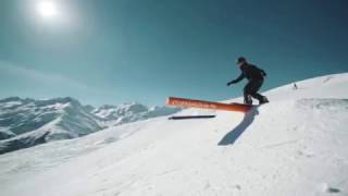 Snowboard Action  ACE Snowpark SkiArena Andermatt Sedrun  February 2017 [upl. by Ricardama]