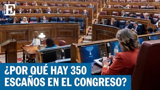 ELECCIONES ¿Cómo se reparten los 350 escaños en el Congreso  EL PAÍS [upl. by Mathilda]