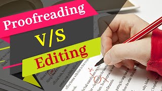 What is the Difference bw Editing and Proofreading With Examples  Editing vs Proofreading [upl. by Ayrad]