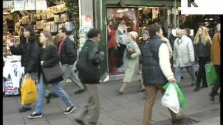 Mid 1990s Oxford Street London Shopping Archive Footage [upl. by Kohl]