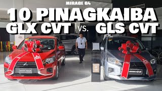 10 Pinagkaiba ng Mirage G4 GLX CVT at GLS CVT  Mirage G4 review 2024 Mitsubishi Motors Jabez Corp [upl. by Petras]