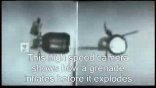 Ultra Slow Motion Grenade Explosion Wach it Expand before Exloding [upl. by Drofdarb230]