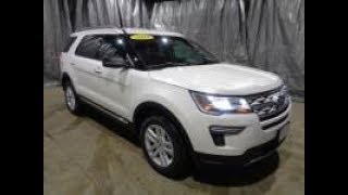 2019 White Platinum Metallic Ford Explorer XLT 4x4 AFT5040 Motor Inn Auto Group [upl. by Nanci]