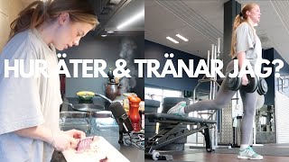 MEALPREP amp TRÄNING Vlogg [upl. by Zenger]