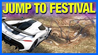 Forza Horizon 5  Jump to the Festival FH5 Car Launcher [upl. by Icats967]