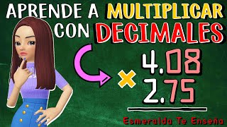 ✖️Multiplicación de Decimales 🤓 Explicación Fácil Para Todos y Ejercicios Resueltos🏆 [upl. by Eehsar374]