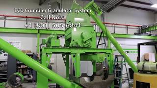 ECO Crumbler Granulator  2017 [upl. by Mozza]