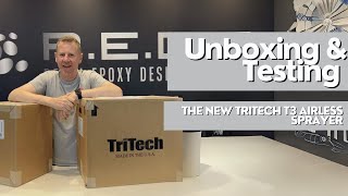 Unboxing amp Testing the NEW Tritech T3 Airless Sprayer [upl. by Ociram]