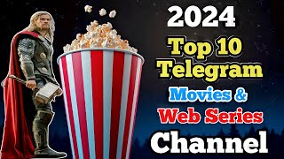 2024 Top 10 Telegram movies amp Web Series Channel [upl. by Anika]