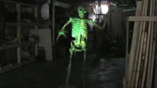 Boogedy DMX Pneumatic Halloween Prop [upl. by Enylhsa]