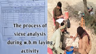 how sieve analysis of wbm in roads construction [upl. by Karlene]