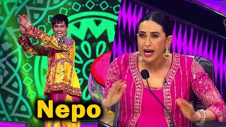 Indias Best Dancer Season 4 Nepo Karishma kapoor Dance Performance IBD 4 [upl. by Kartis215]