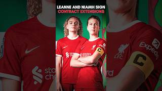 Niamh Fahey and Leanne Kiernan have signed new contracts at LFC [upl. by Moffitt]