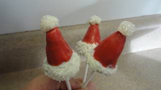 Santa Hat Cake Pops [upl. by Aili]