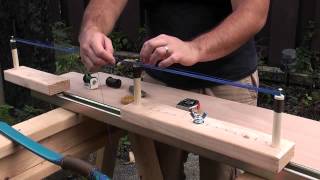 How to Make a Continuous Loop String with the One Arm Jig Part 1 [upl. by Lonergan10]