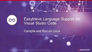 Easytrieve Visual Studio Code Extension Compile and Run on Linux [upl. by Alexio]