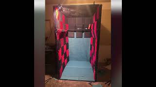 Watch How I built this vocal Booth  And Rapped About it [upl. by Alleinnad]