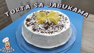 quotPREVRNUTAquot torta sa JABUKAMA  Starinska torta po receptu moje bake [upl. by Keynes]