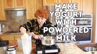 Make Yogurt with Powdered Milk [upl. by Mendelson269]