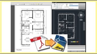 COMO CONVERTIR DE PDF A AUTOCAD  SIN PROGRAMAS fácil y rápido [upl. by Enahc]