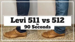 Levi 511 vs 512  Understanding the Difference [upl. by Appel319]