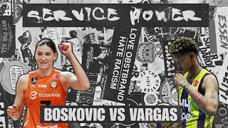 SERVICE POWER TIJANA BOSKOVIC VS MELISSA VARGAS ‼️ [upl. by Cohdwell871]