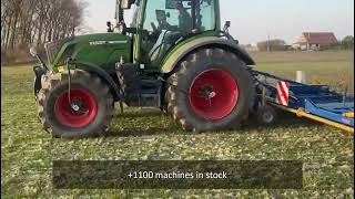 Treffler TS1220 harrow  tine weeder [upl. by Ahsienat]