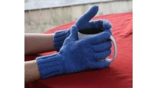 Learn to Knit Gloves Parts 19 [upl. by Hartzel]