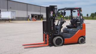 Toyota 8FGCU25 Forklift Demo [upl. by Nwahsud380]