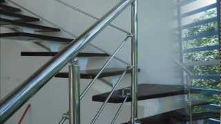 Escaleras y Barandas en Acero inoxidable [upl. by Malloy]