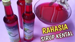 Mau Tau Rahasia Membuat Sirup Kental  Ini Dia Resepnya Cara Membuat Sirup Frambozen Ala Marjan [upl. by Otreblaug881]