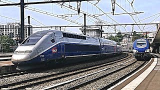 Gare de DijonVille  TGV Lyria TER et Fret SNCF [upl. by Yrol907]