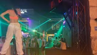 MARMARIS Turkey Nightlife  Bar Street After Midnight [upl. by Copp]