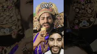 Ravan bna chalti gadi me 😱😱😋 comedy funny automobile pushpa dussehra subscribe shorts vlog [upl. by Hayn143]