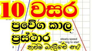 Grade 10 lesson 2 ප්‍රවේග කාල ප්‍රස්ථාර [upl. by Deacon]