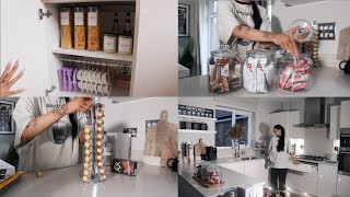 KITCHEN DEEP CLEAN AND RESTOCK organise with me [upl. by Yuk120]