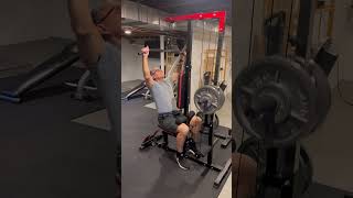 The 74 year old Coach got 75 lbs on the Lat machine for 12 reps Loosen up Shoulder pain Arthritis [upl. by Rafter]