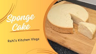 Basic VANILLA Sponge Cake  Simple amp Easy To Make [upl. by Bonneau]