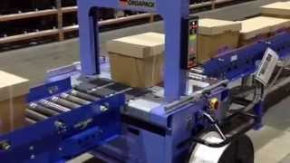 Orgapack ORM 550 Fully Automatic Strapping Machine installed by Strap and Wrap IPS [upl. by Schlessinger759]