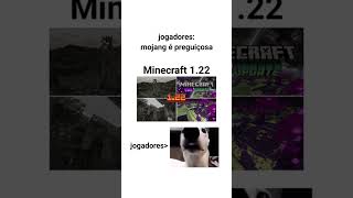 Minecraft 122 💀 Mojang não tá de brincadeira Minecraft minecraftmemes mojang minecraftupdate [upl. by Aerdnat]