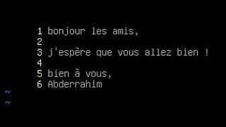 Comment utiliser léditeur vi sous Linux [upl. by Ybocaj]