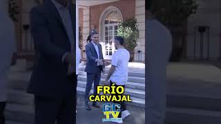 El saludo de Dani Carvajal a Pedro Sánchez del que todo el mundo habla carvajal pp psoe vox [upl. by Atibat]