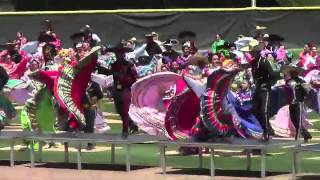 Mexican dancers set record in Fresno [upl. by Ynej]